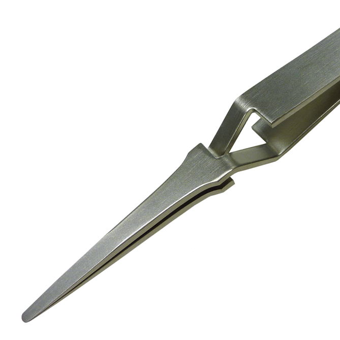 Stainless Steel Precision Tweezers Reverse Fixed Self-locking