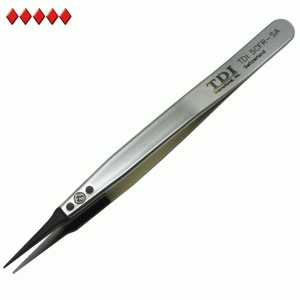 #TDI 2AX-SA High Precision Swiss Tweezers, Reverse Action 2A Style