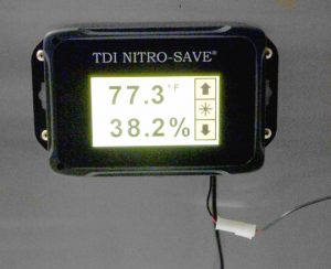 nitro save on a stainless steel desiccator