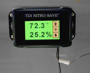 nitro save on a stainless steel desiccator