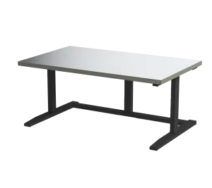 60" x 36" Workstation with Black Frame